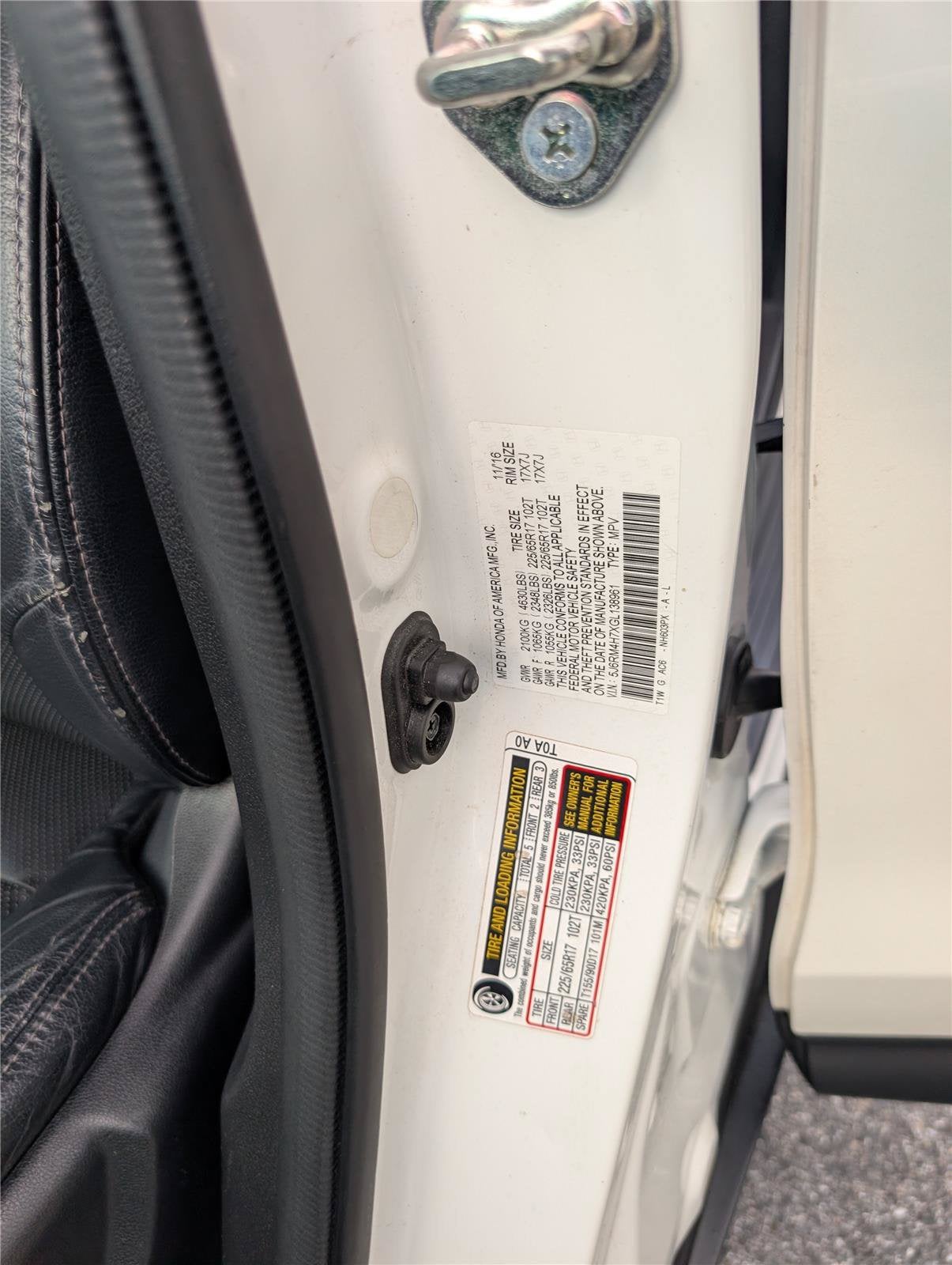 2016 Honda CR-V EX-L