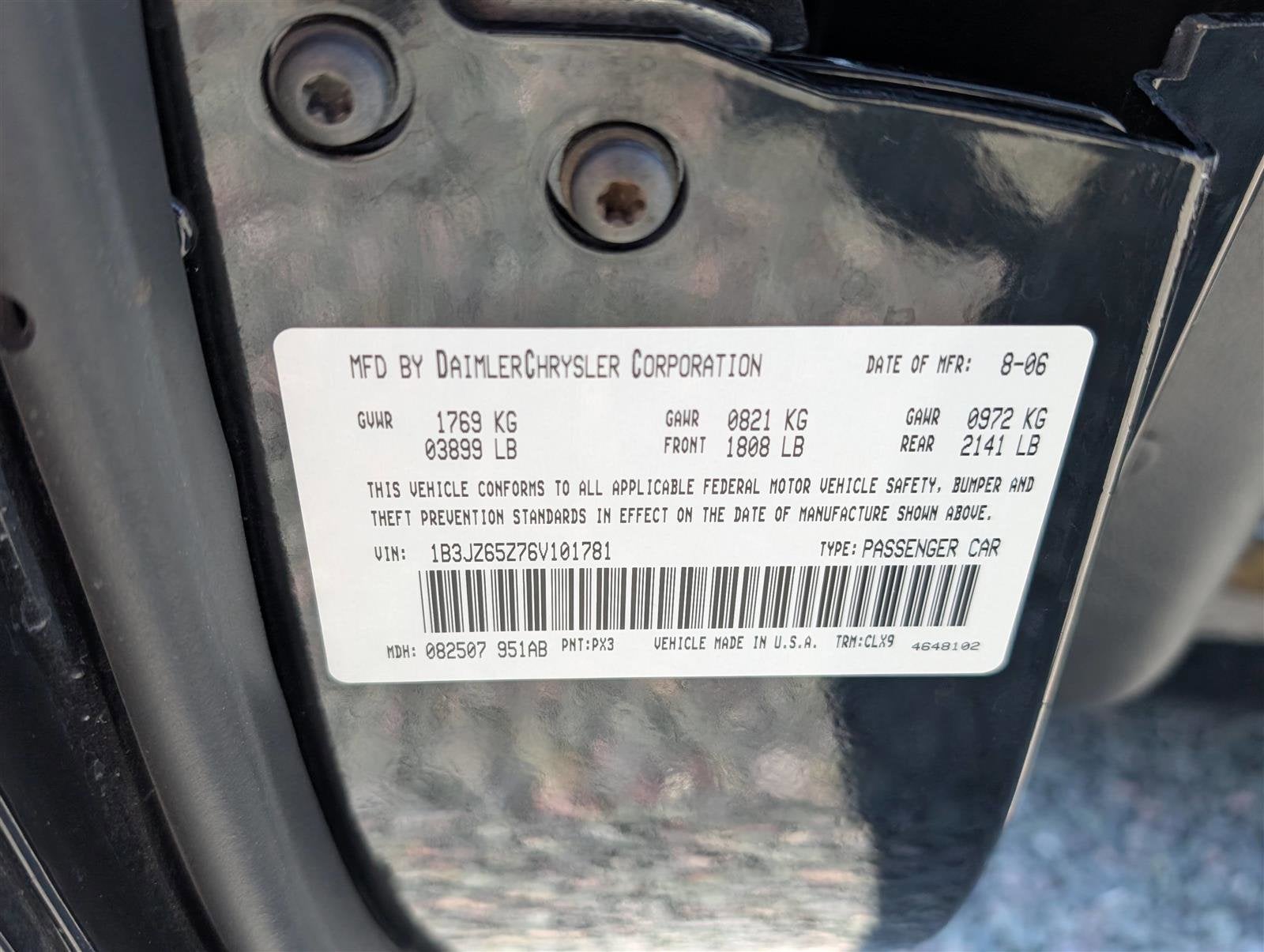 2006 Dodge Viper SRT10