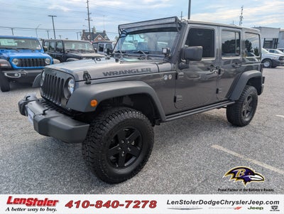 2016 Jeep Wrangler Unlimited Black Bear