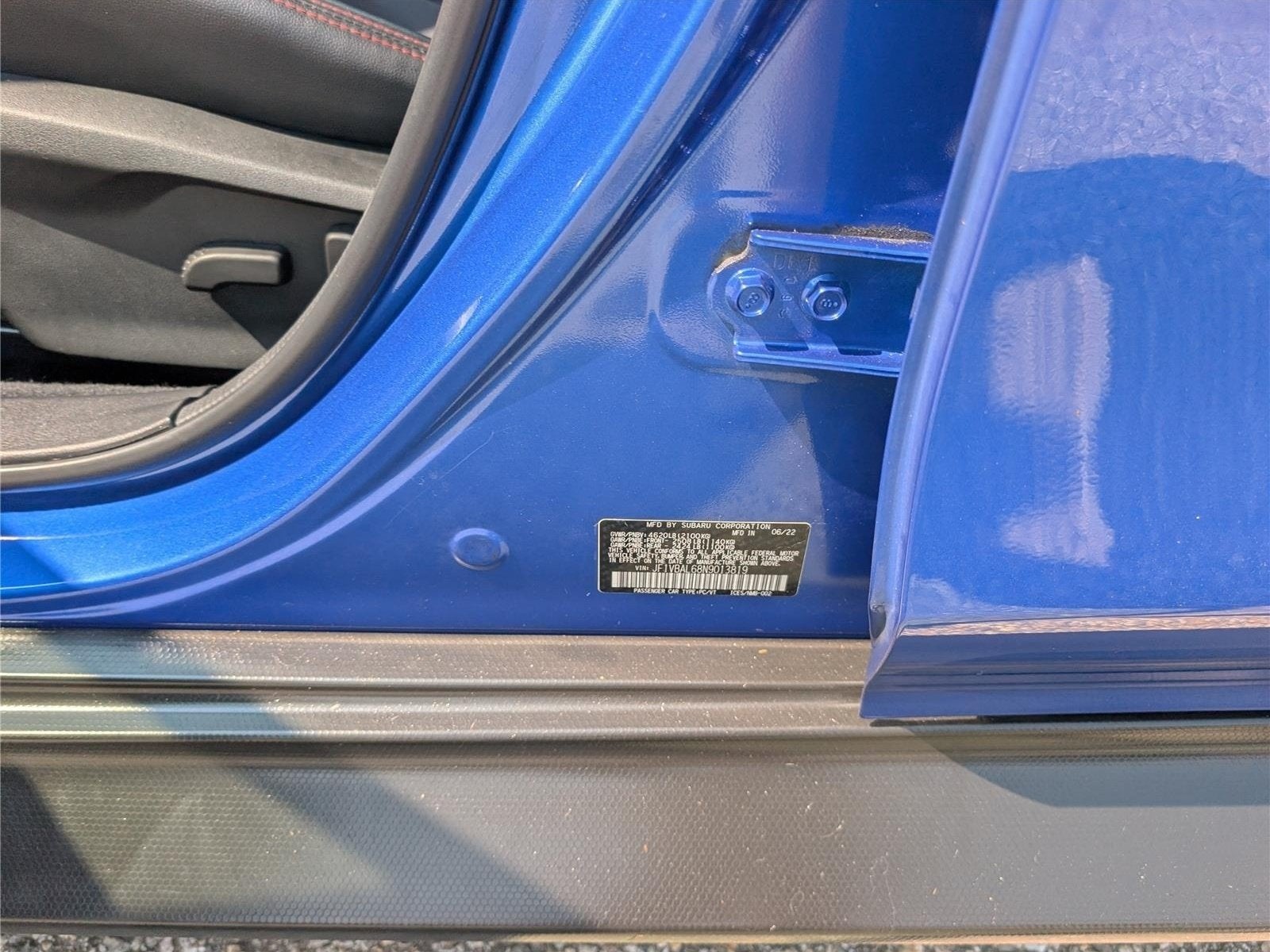 2022 Subaru WRX Limited
