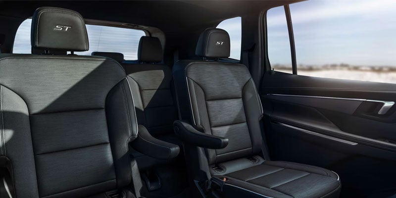 Spacious three-row interior of the 2026 Buick Enclave with premium seating