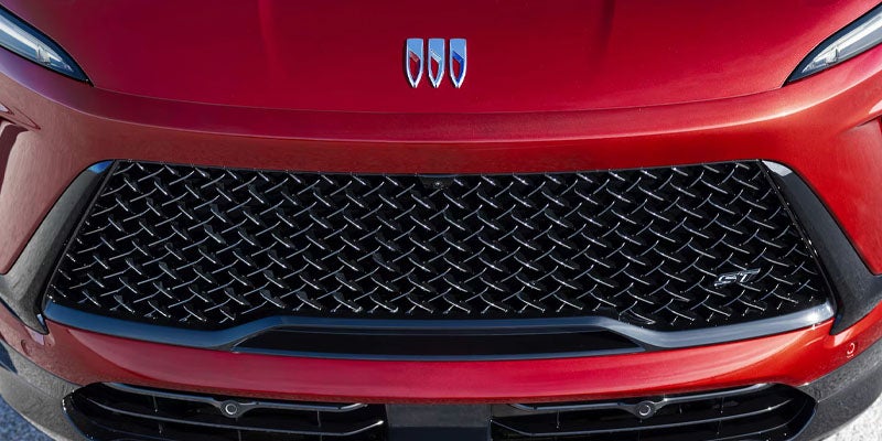 Front grille and advanced safety design elements of the 2026 Buick Enclave