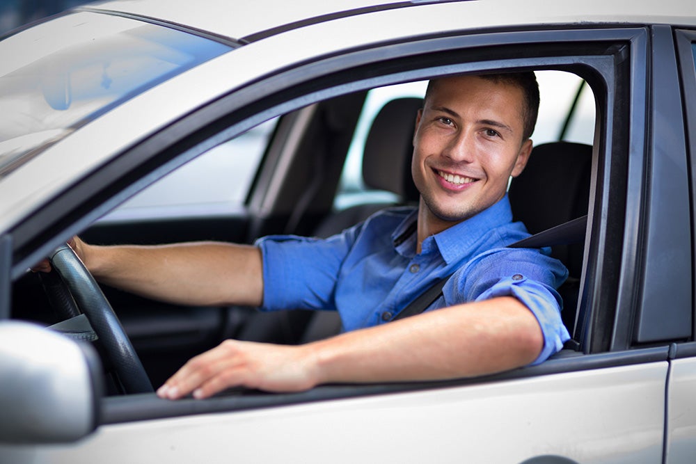 Customer visiting Stoler Buick to sell or trade in a vehicle